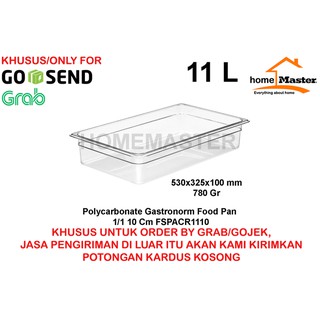 GO Polycarbonate PC Acrylic Gastronorm Food Pan 1 1 10 Cm GO Polycarbonate PC Acrylic Gastronorm Food Pan 1 1 10 Cm