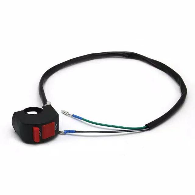SAKLAR LAMPU MOTOR ON OFF SWITCH UNIVERSAL SAKLAR STANG MOTOR 2 TOMBOL-3
