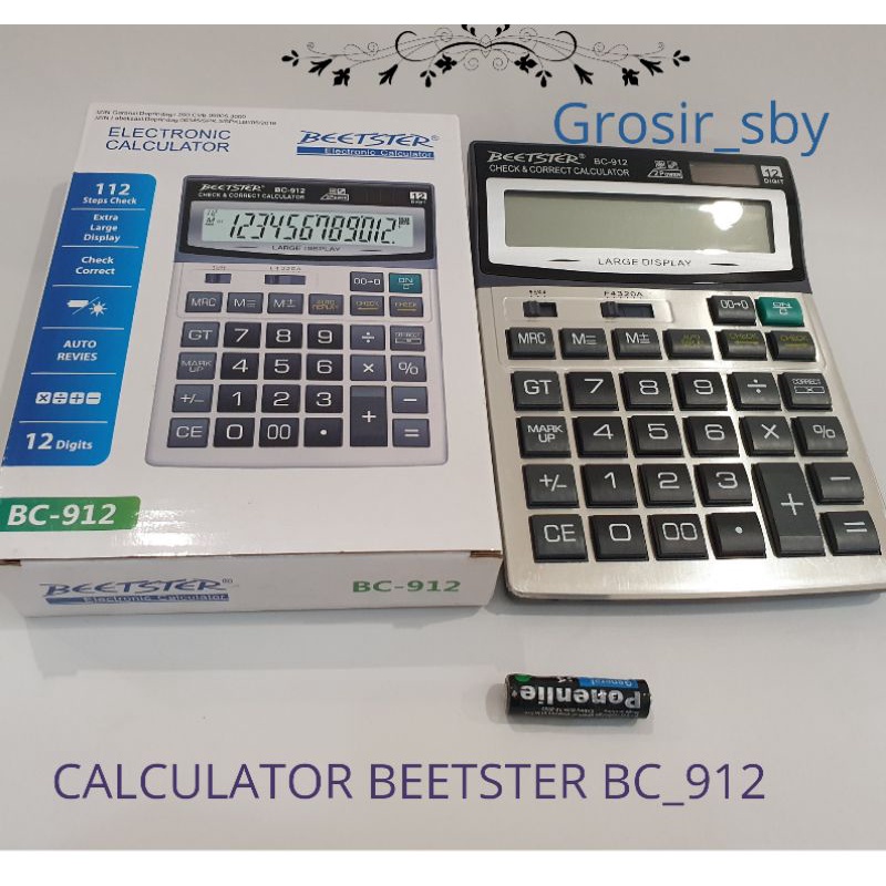 

CALCULATOR BEETSTER BC912