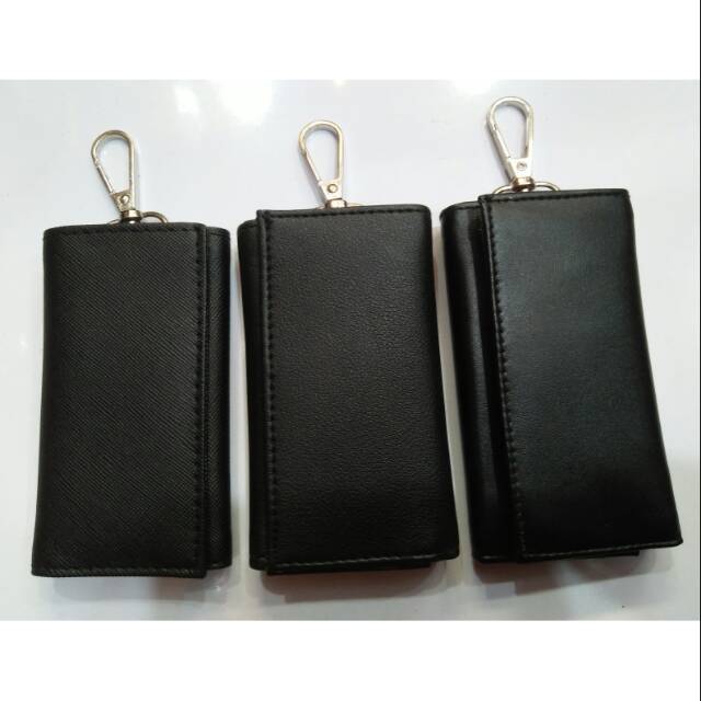 Dompet kunci stnk hitam polos