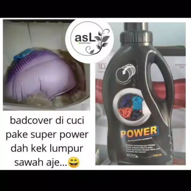 Power Black & Dark Myway/Detergen cair Myway Ready Kemasan Isi Ulang & Botol.