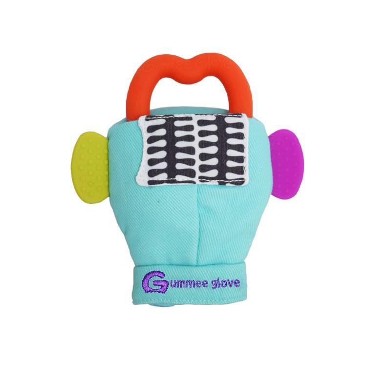 Gummee Glove Teething Mitten Turquoise