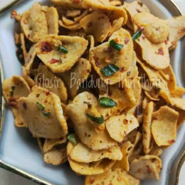 

Basreng tipis kemasan pouch 100 gram/Enak dan Gurih /Harga Termurah/