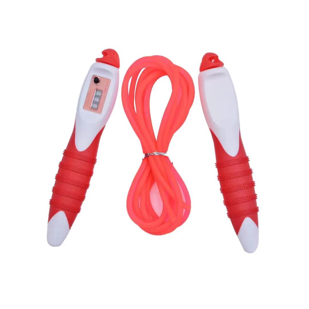 Agnite Skipping / Tali Skipping Lompat Tali Automatic Counter Bisa Hitung, Tali PVC, Cotton Rope, Adjustable, Handle Dilapisi Dengan Sponge Alat Olahraga