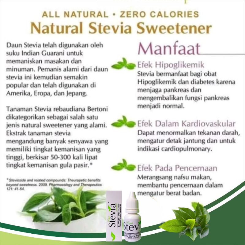 Gula Stevia kemasan besar 30 ml