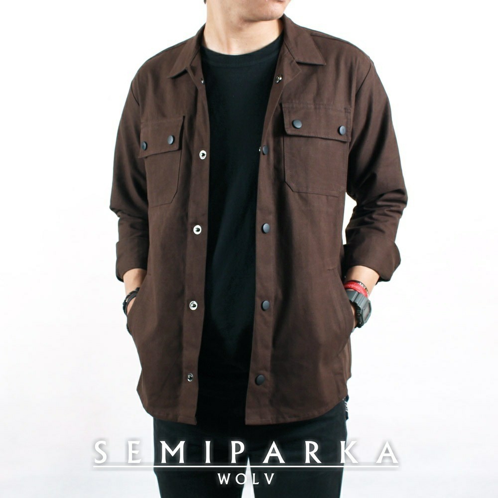 Jaket Semi Parka Kanvas Premium