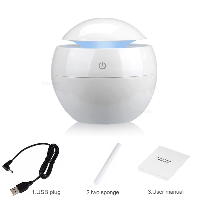 Air Humidifier Ultrasonic Aromatherapy Oil Diffuser Minimalist -- Taffware