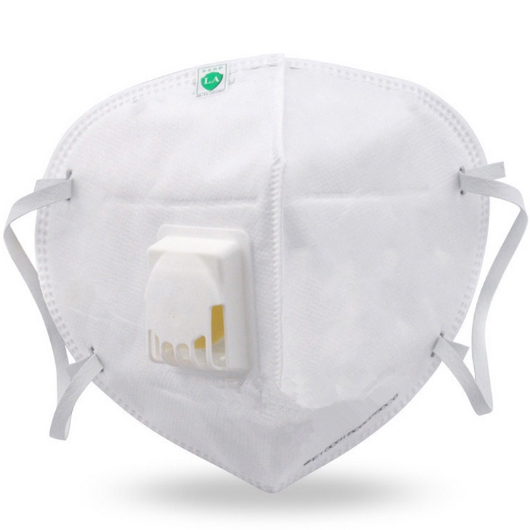 3D Masker Filter Udara Anti Polusi Respirator N95 9001V PUTIH