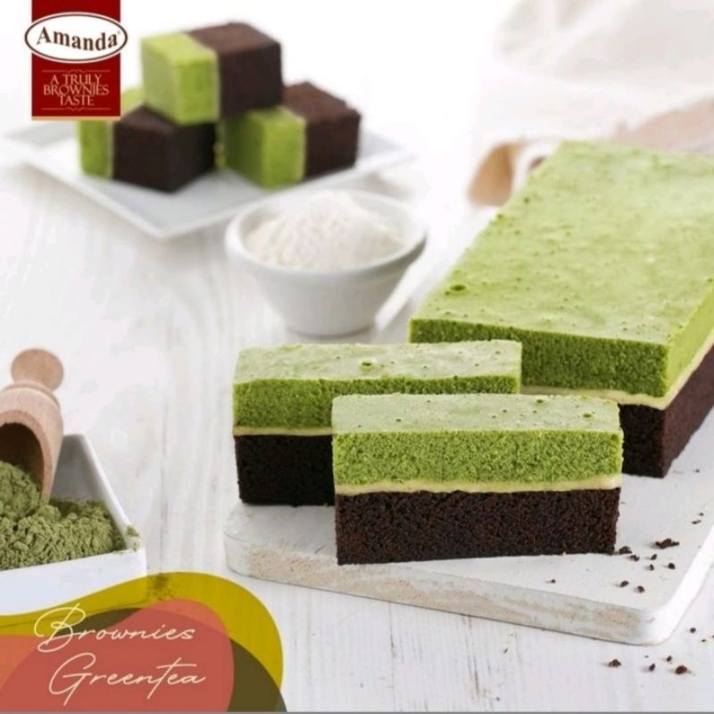 

Amanda brownies green tea