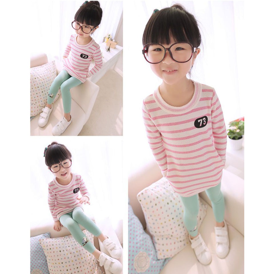 HappyOliver BIRDIE LAND PANTS legging anak perempuan celana panjang import