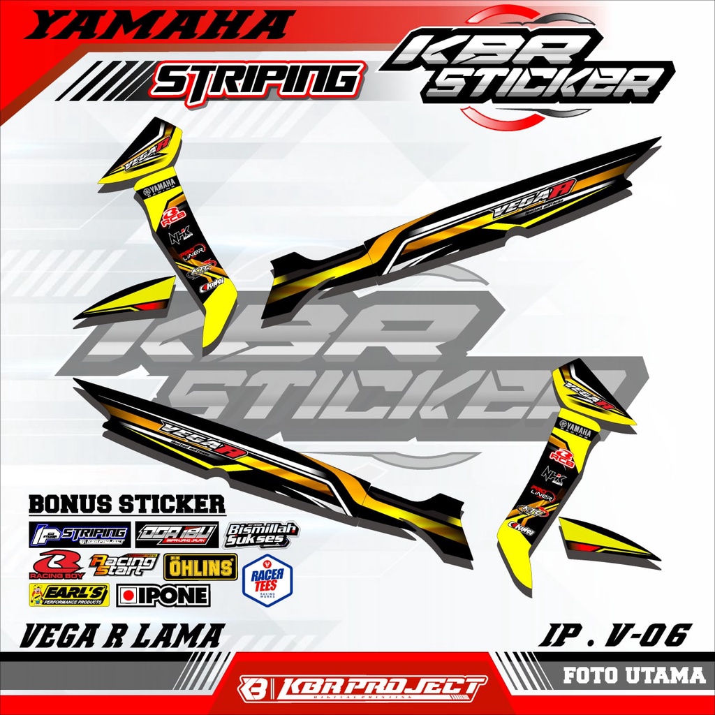 VEGA R LAMA  (COD) STICKER STRIPING MOTOR VEGA R LAMA.06