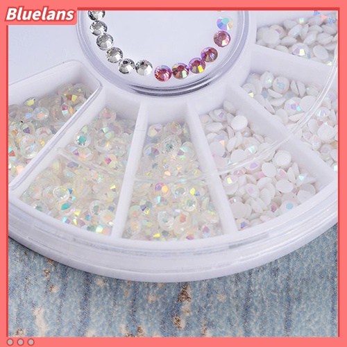 Bluelans Kristal Glitter Berlian Imitasi 3D Untuk Dekorasi Nail Art