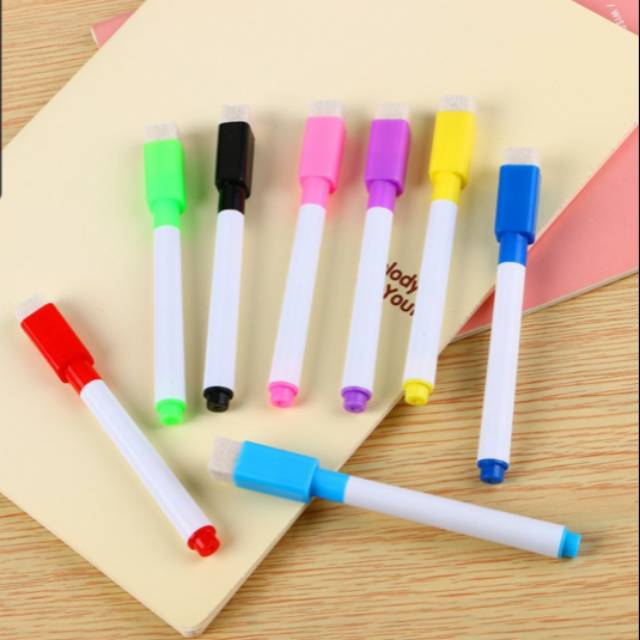 

1pcs Spidol Mini Marker Warna Whiteboard / Wipe and Clean