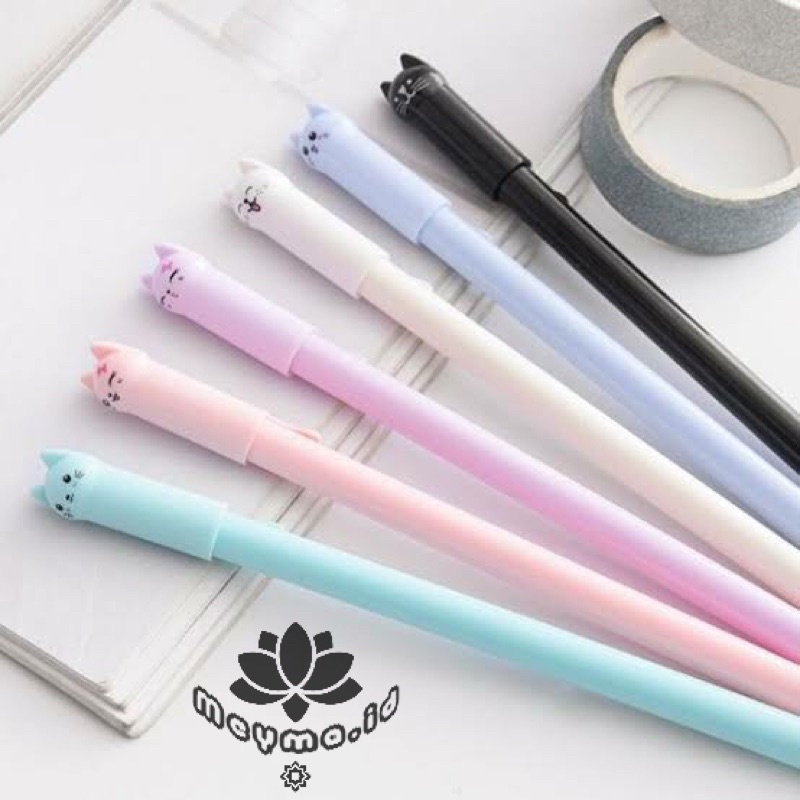 

PULPEN KARAKTER KUCING 6 WARNA / PENA LUCU / PULPEN PENA MURAH / PENA KARAKTER KUCING