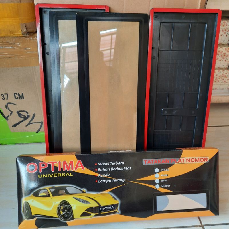 tatakan frame dudukan plat nomor mobil akrilik