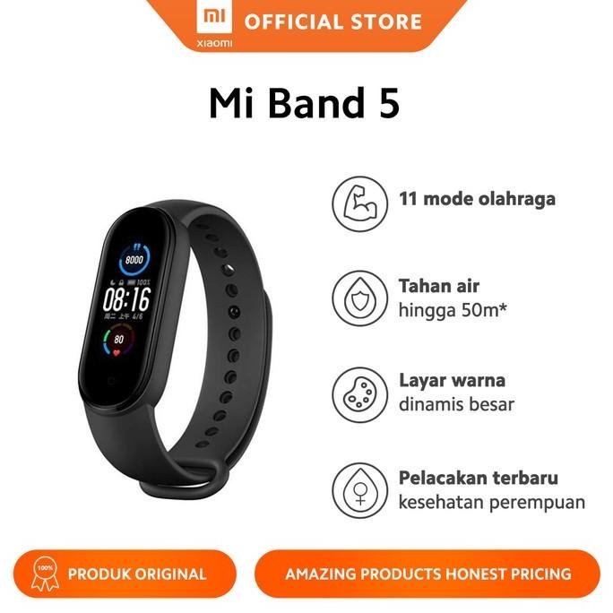 Xiaomi Miband 5 Mi Band Smartband Smartwatch Smart Band Pranacitrazulda