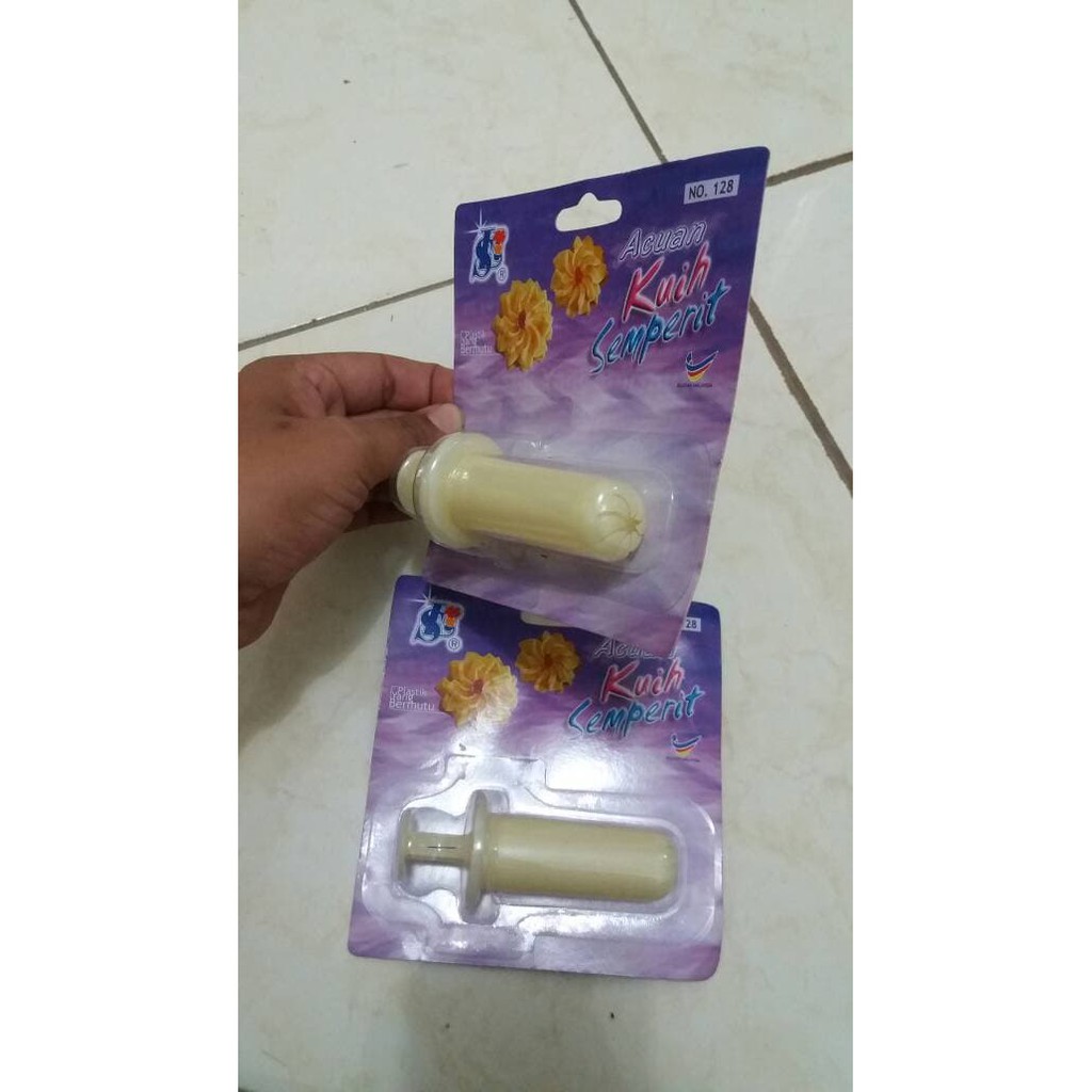 cetakan kue semprit / sagu keju ulir bunga