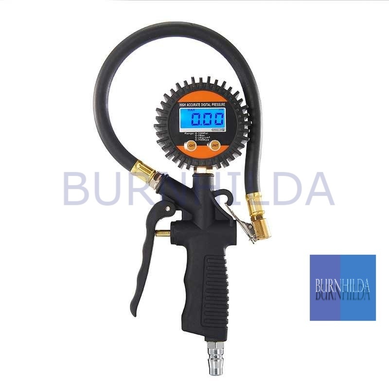 Neoteck Digital Tire Pressure Gauge Pembaca Tekanan Angin LCD mobil motor burnhilda