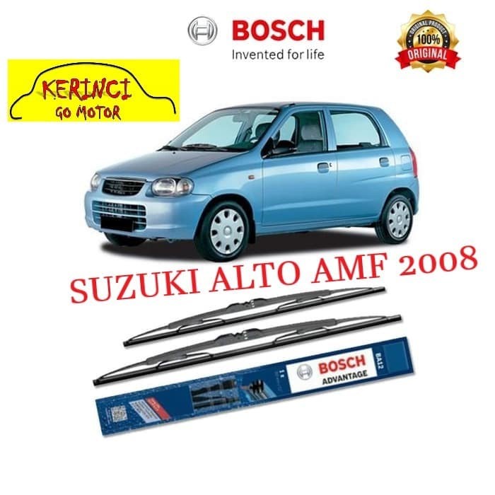 WIPER SUZUKI ALTO AMF 2008 BOSCH ADVANTAGE 22&quot; &amp; 14&quot; SEPASANG WIPER