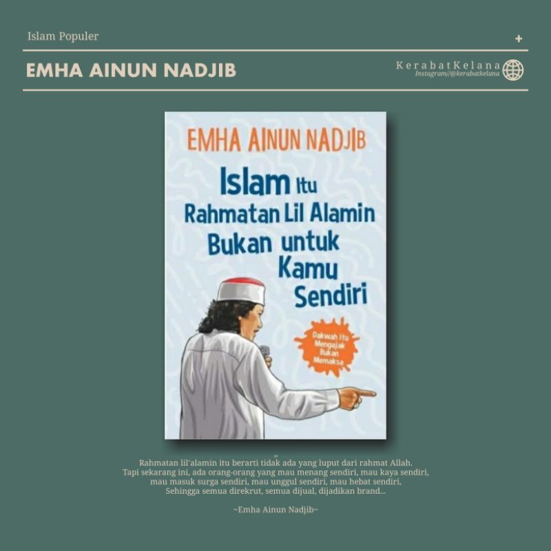 Buku Islam Itu Rahmatan Lil Alamin Bukan Untuk Kamu Sendiri