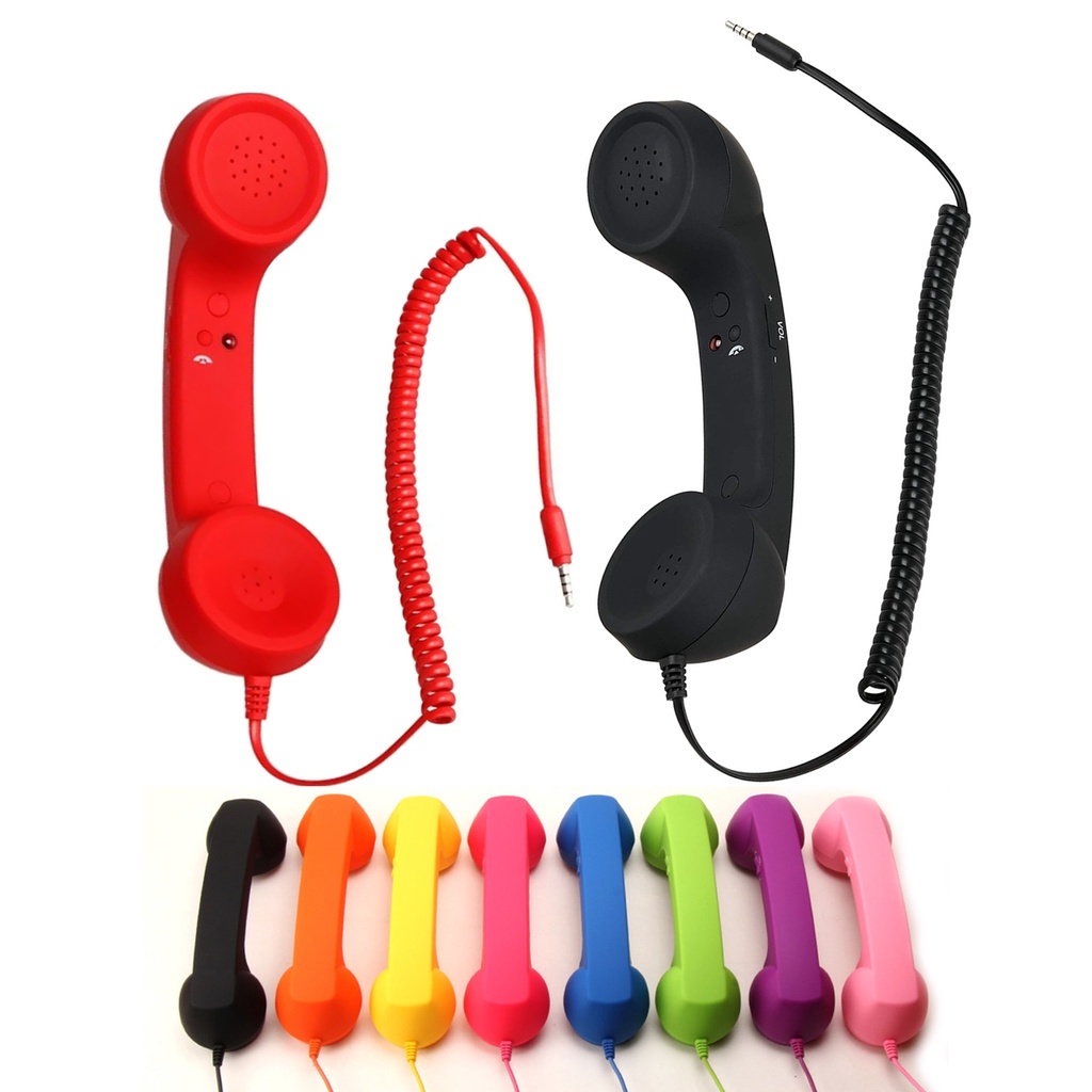 Cocophone Retro Phone Handset - Headset Gagang Telepon 3.5mm Audio Jack