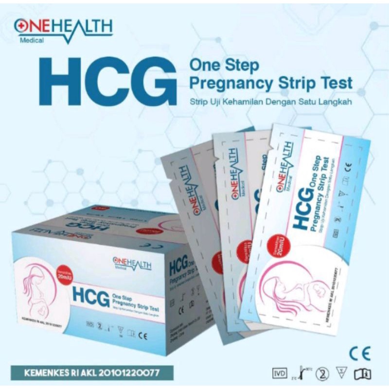 Onehealth hcg strip / tes kehamilan strip