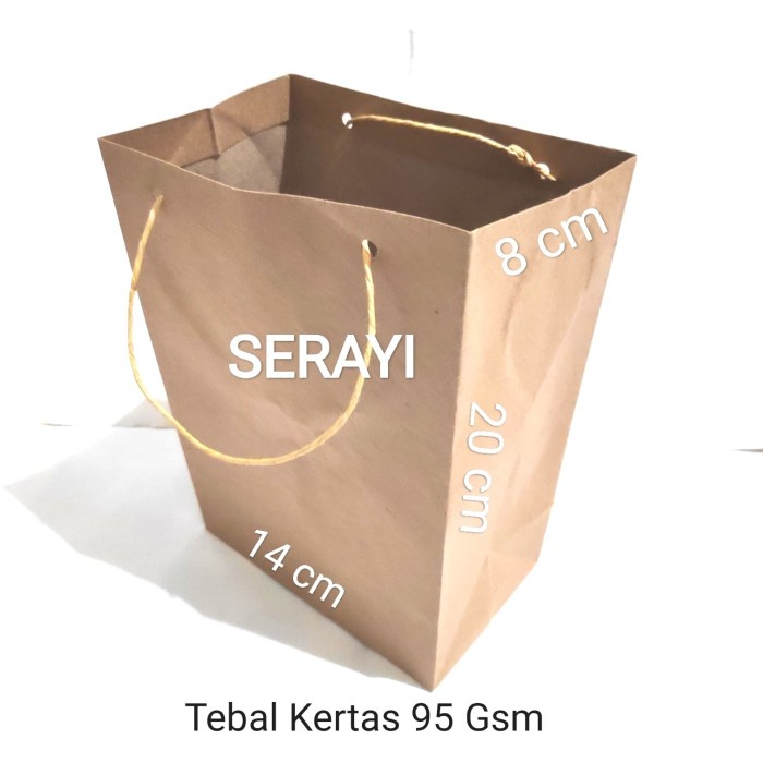 

READY COD paper bag uk. 14x20cm, paperbag, tas kertas Mini GRATIS ONGKIR