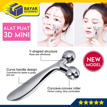 Alat Pijat 3D MINI Alat Pijit Facial Wajah Muka Roller Massage Face ALT-116