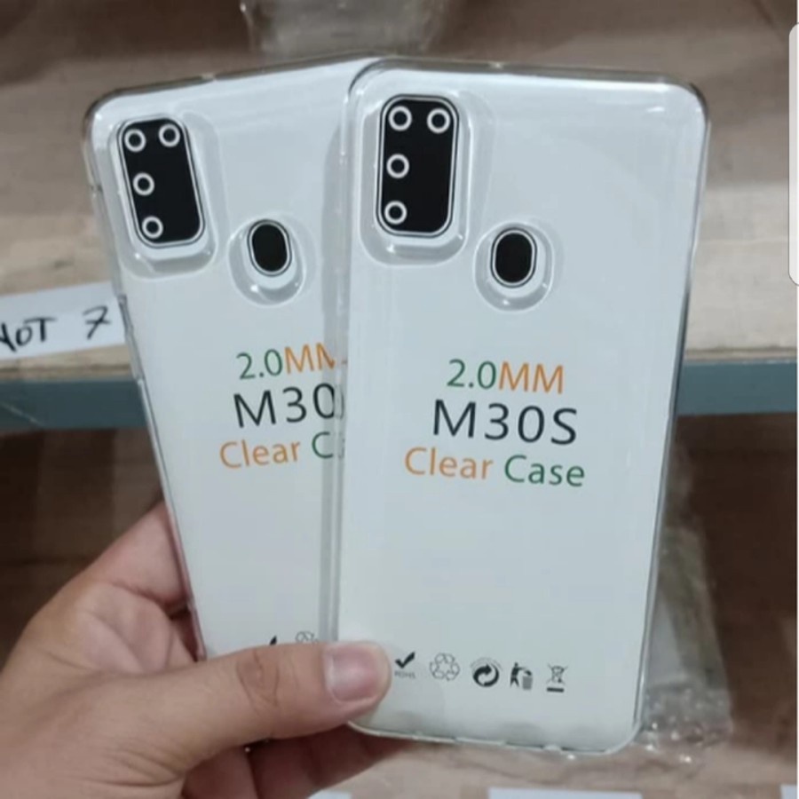 SAMSUNG S21 FE S20 FE M14 5G M10 M20 M30 M30S CASE HD BENING SOFTCASE 2.00mm CLEAR TRANSPARAN SILIKON KARET CASING COVER PELINDUNG BELAKANG s21fe