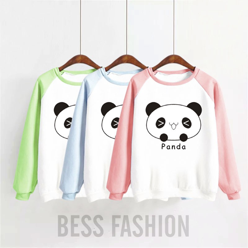 Bess - Sweater Murah Wanita / Sweater Lengan Panjang Kimono PANDA