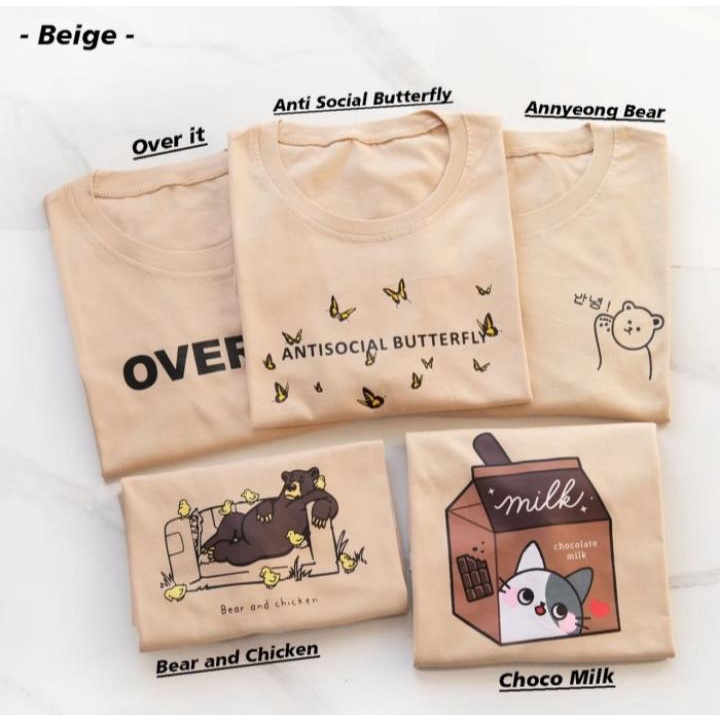 t shirt cream series Crbn_cloth | Oversize t shirt