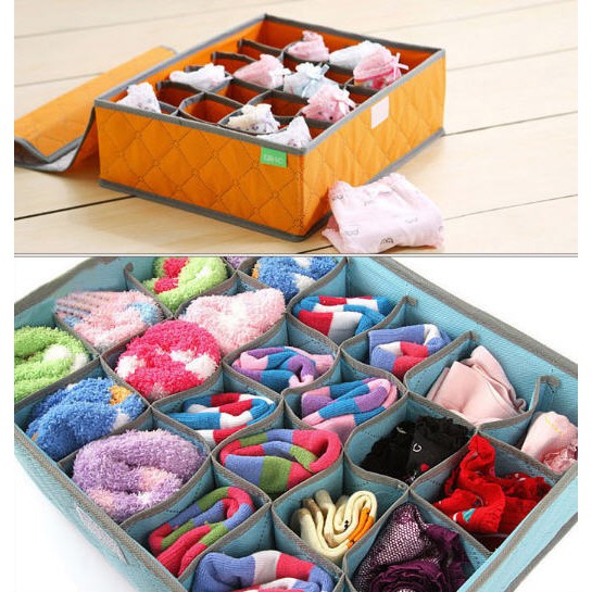 Underwear Storage Organizer 24 Grid Sekat Box Underset