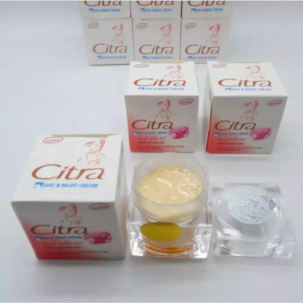 CREAM CITRA SIANG DAN MALAM ORIGINAL PEARLY WHITE UV DAY AND NIGHT CREM PEMUTIH WAJAH