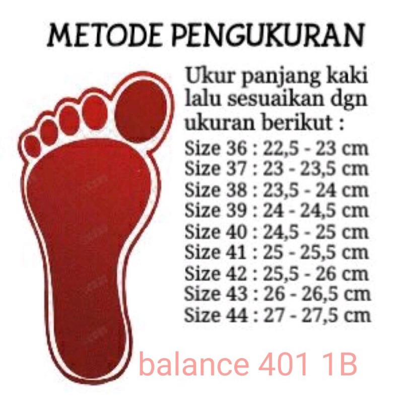 sepatu wanita  balance 401,1B