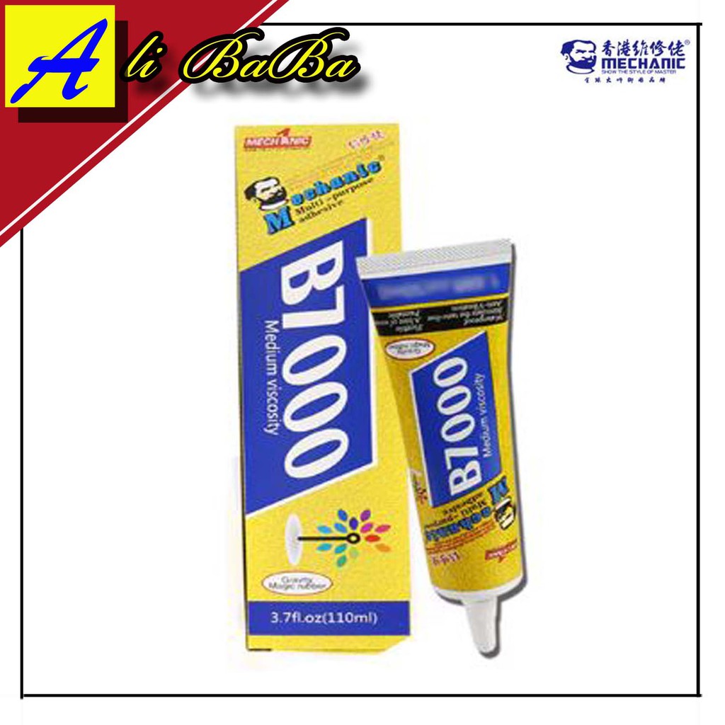 

Lem Mechanic B7000 Medium Viscosity 50ml For LCD Touchscreen Cassing Housing Glue LCD B7000 Lem Touc