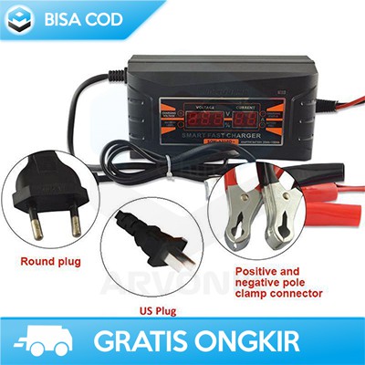 CASAN AKI OTOMATIS MOTOR DAN MOBIL TAFFWARE SON-1206D FAST CHARGER 12V