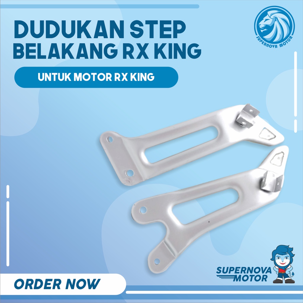 DUDUKAN STEP BELAKANG RXK RX KING NEW 2007/2008 LOKAL