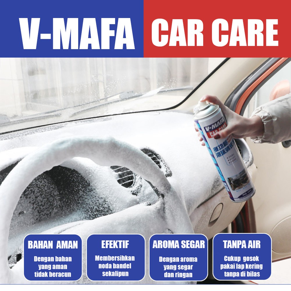 SKIKI91- All Clear Interior Mobil Foam Pembersih Serbaguna/Terbaru