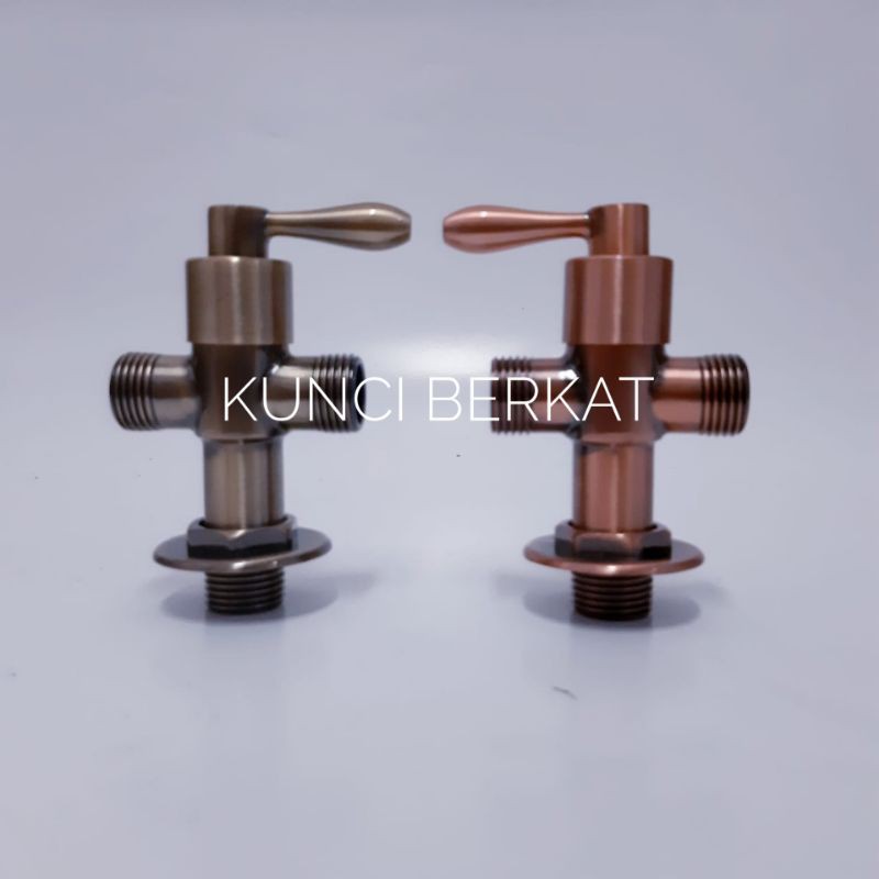 Stop kran double Anti/Stop keran double Onda Exclusive Rose Gold/Kran Toilet