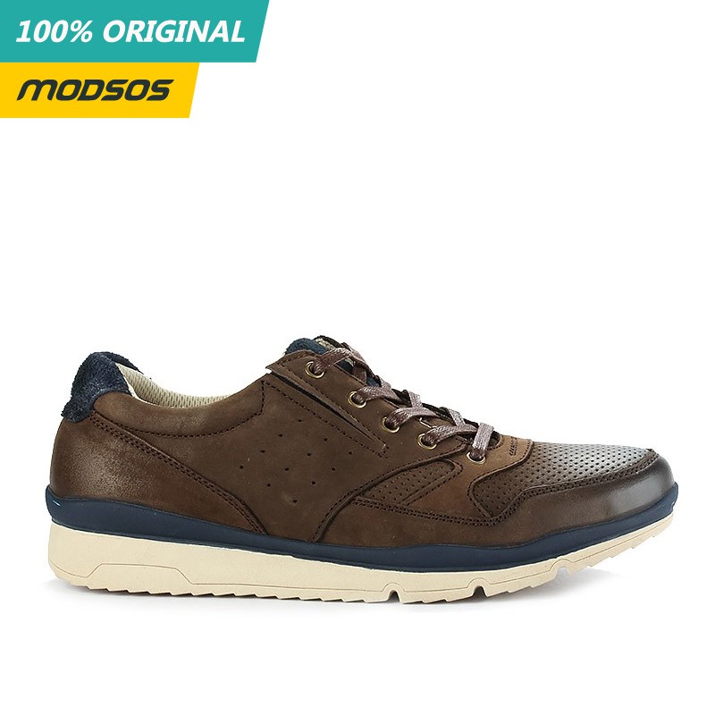 SEPATU SNEAKERS PRIA JIM JOKER DALE 3C BROWN COFFE ORIGINAL