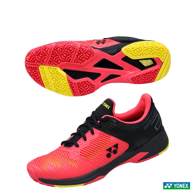 Sepatu Tenis Tennis Yonex Sonicage 2 Red Black Original