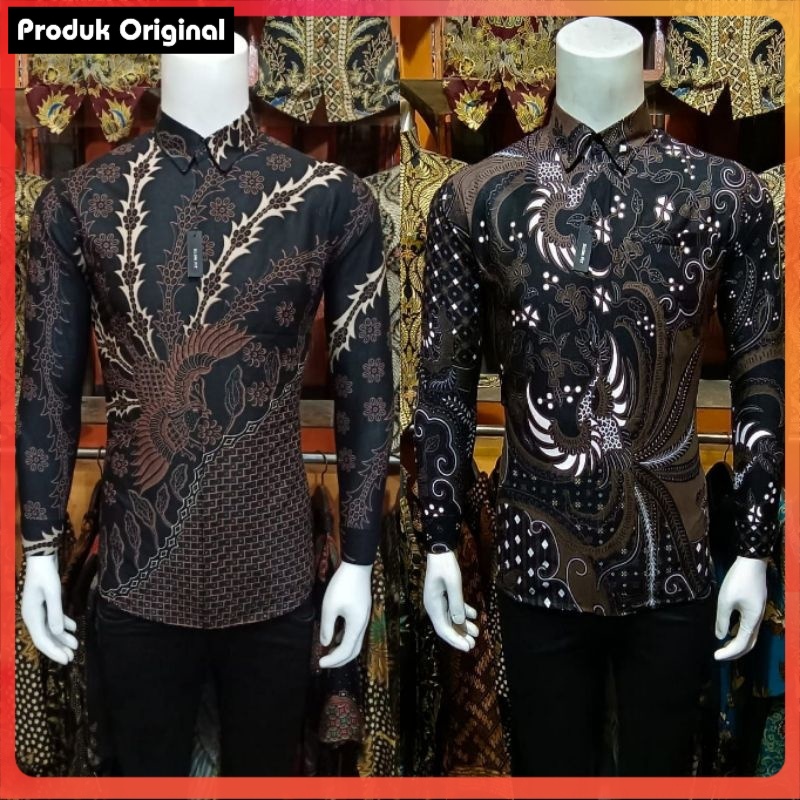 [BAJUBATIKPRIA] BAJU BATIK PRIA SLIMFIT MODERN LENGAN PANJANG SIZE M L XL XXL NEW PRODUK