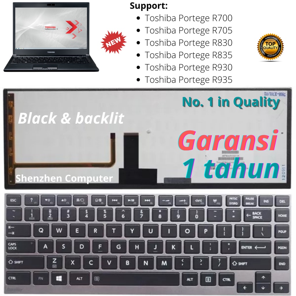 Keyboard Toshiba Portege R700, Keyboard Toshiba Portege R705, Keyboard Toshiba Portege R830, Keyboar