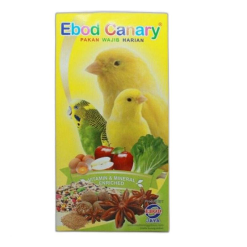 EBOD KENARI DUS/KOTAK MAKANAN BURUNG KENARI