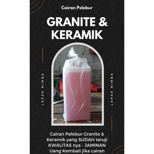 CAIRAN PELEBUR  GRANIT &  KERAMIK  UKURAN 1 LITER & 1/5 LITER KWALITAS TERJAMIN DAN TERBAIK UNTUK PE