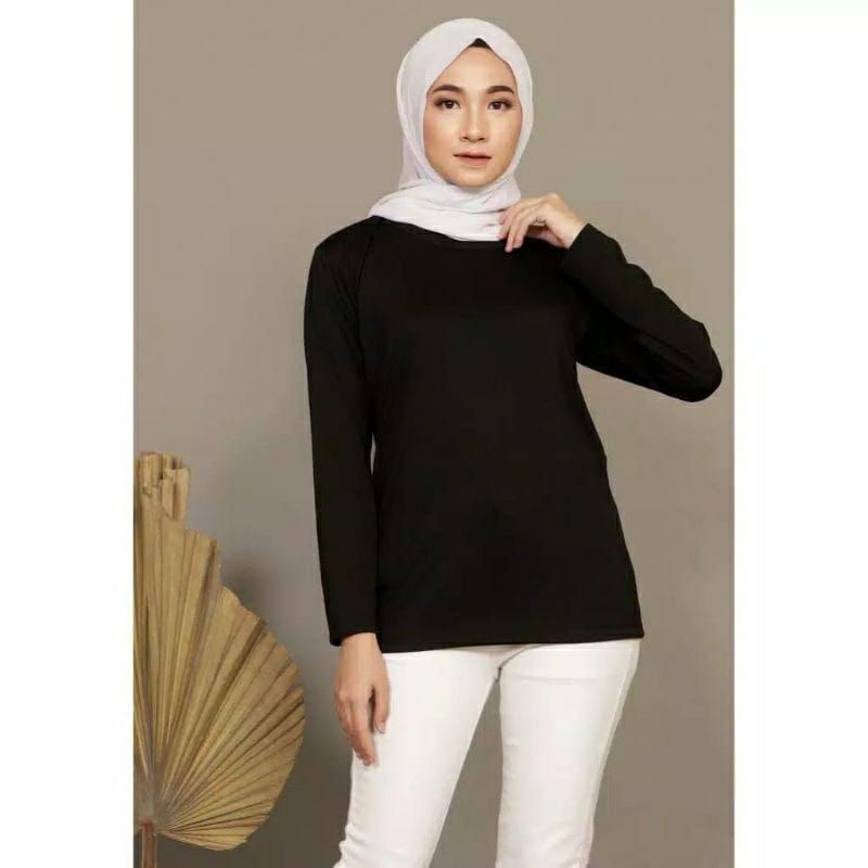 MANSET WANITA LENGAN PANJANG/ Manset hitam / manset putih / manset kaos / iner hitam/ iner putih / iner kaos