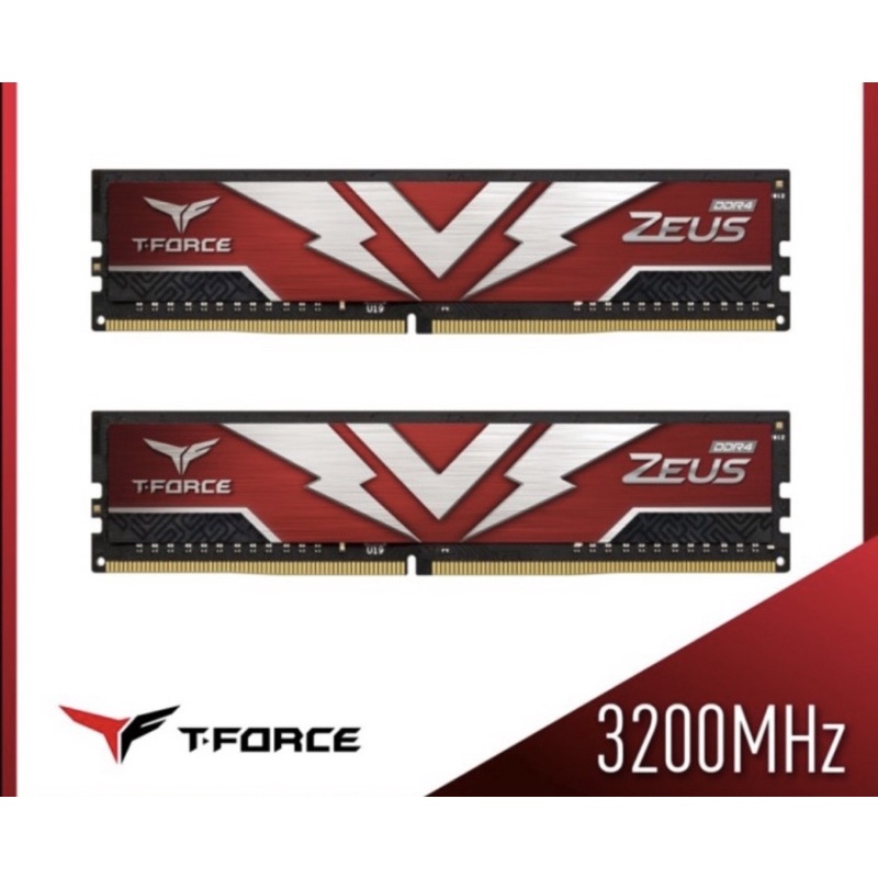 Team T-Force Zeus DDR4 16GB (2x8GB) 3200Mhz - Memory RAM DDR4