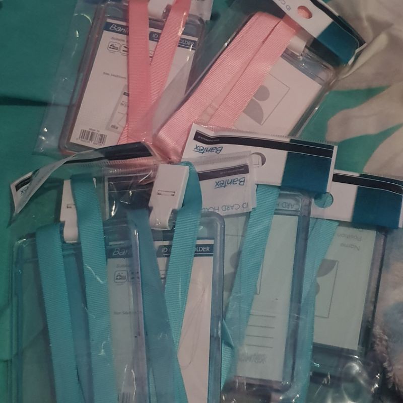 

Bantex Transparent ID Card Holder Lanyard[sesuai gambar]