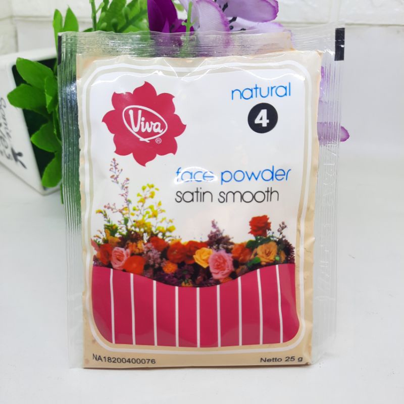 Viva Face Powder Satin Smooth Bedak Zak Viva Reffil Face Powder