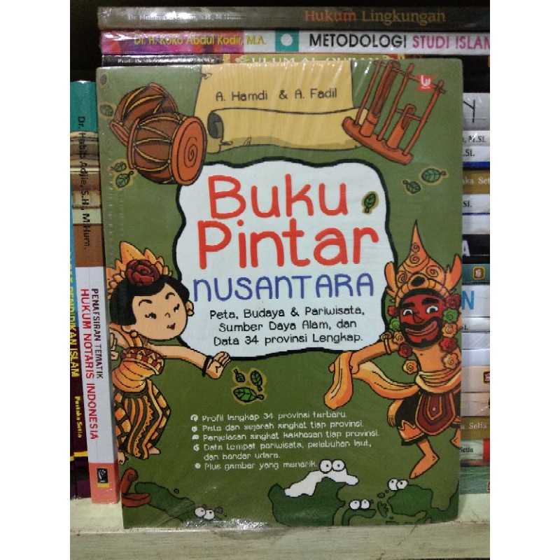 Buku Pintar Nusantara, peta, budaya dan pariwisata, sumber daya alam dan data 34 Provinsi - A Hamdi